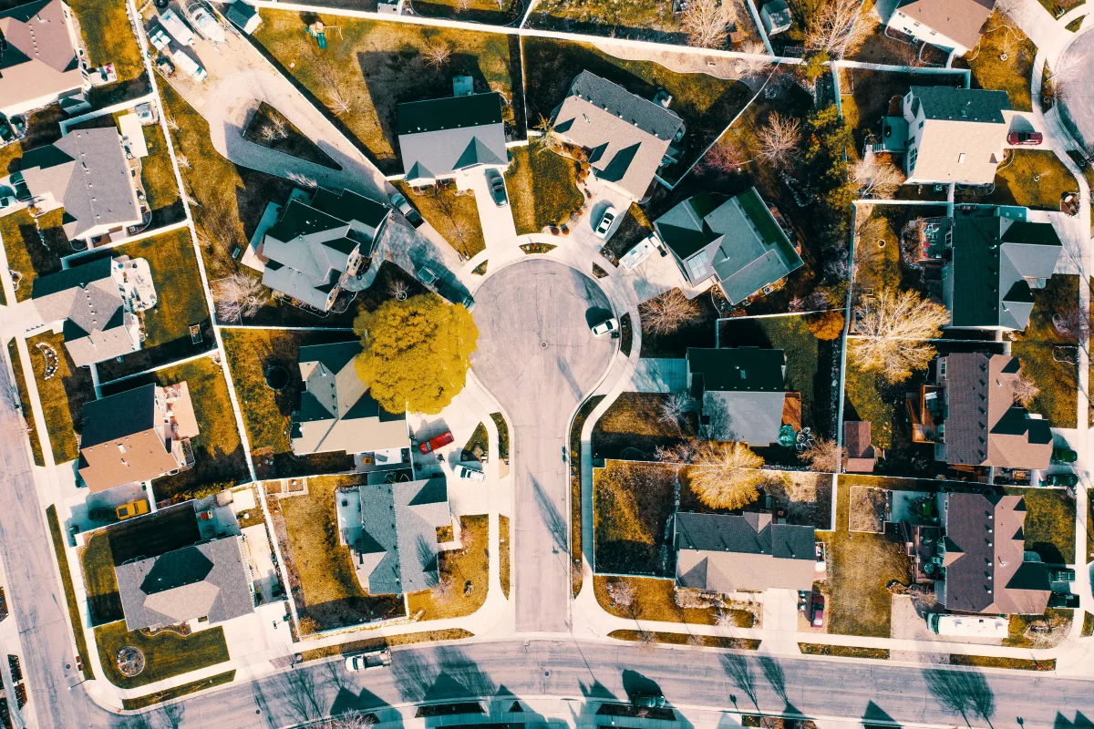 Cul-de-sac neighbourhood
